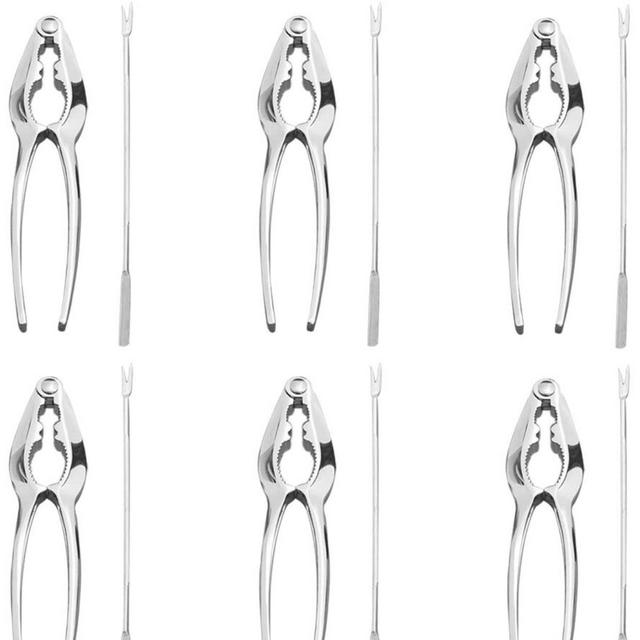 Seafood Tools Set Nut Crackers of 12 Pcs Seafood Opener Tool Set