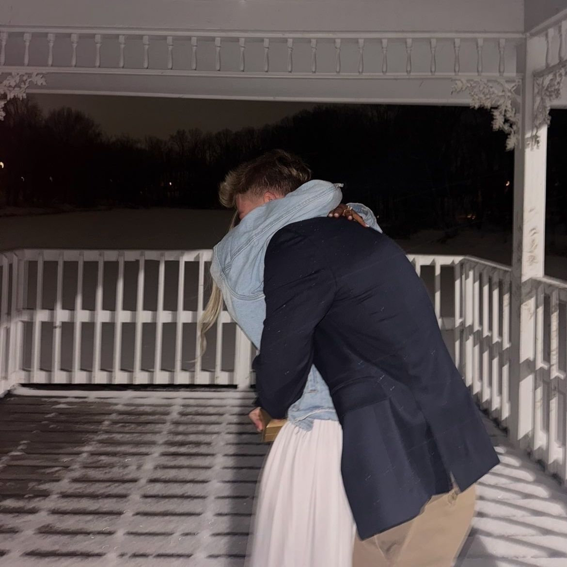 The night we got engaged!