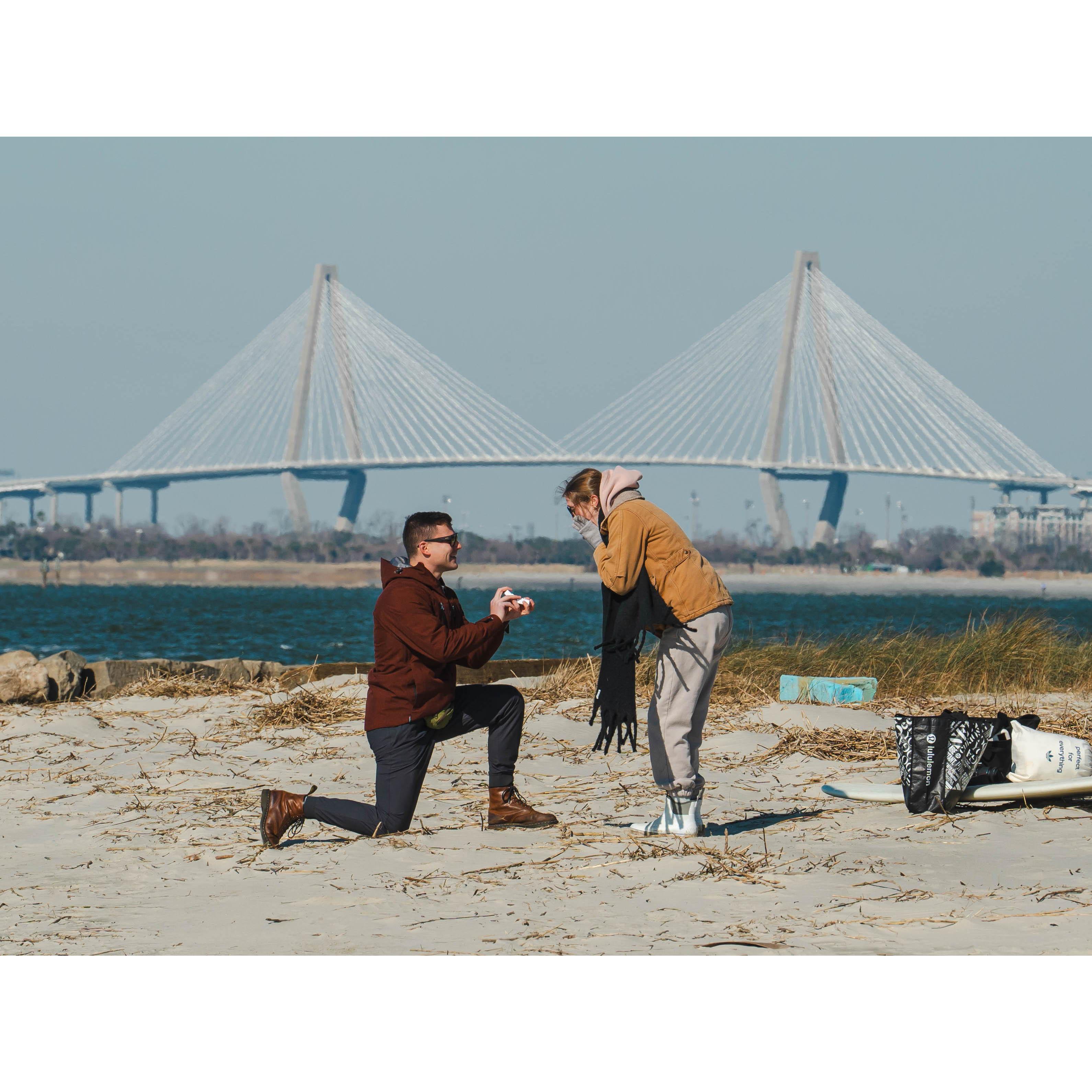 Engaged! Sullivan's Island, SC - January 20, 2024