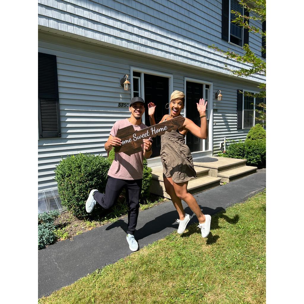 The day we closed on our home.