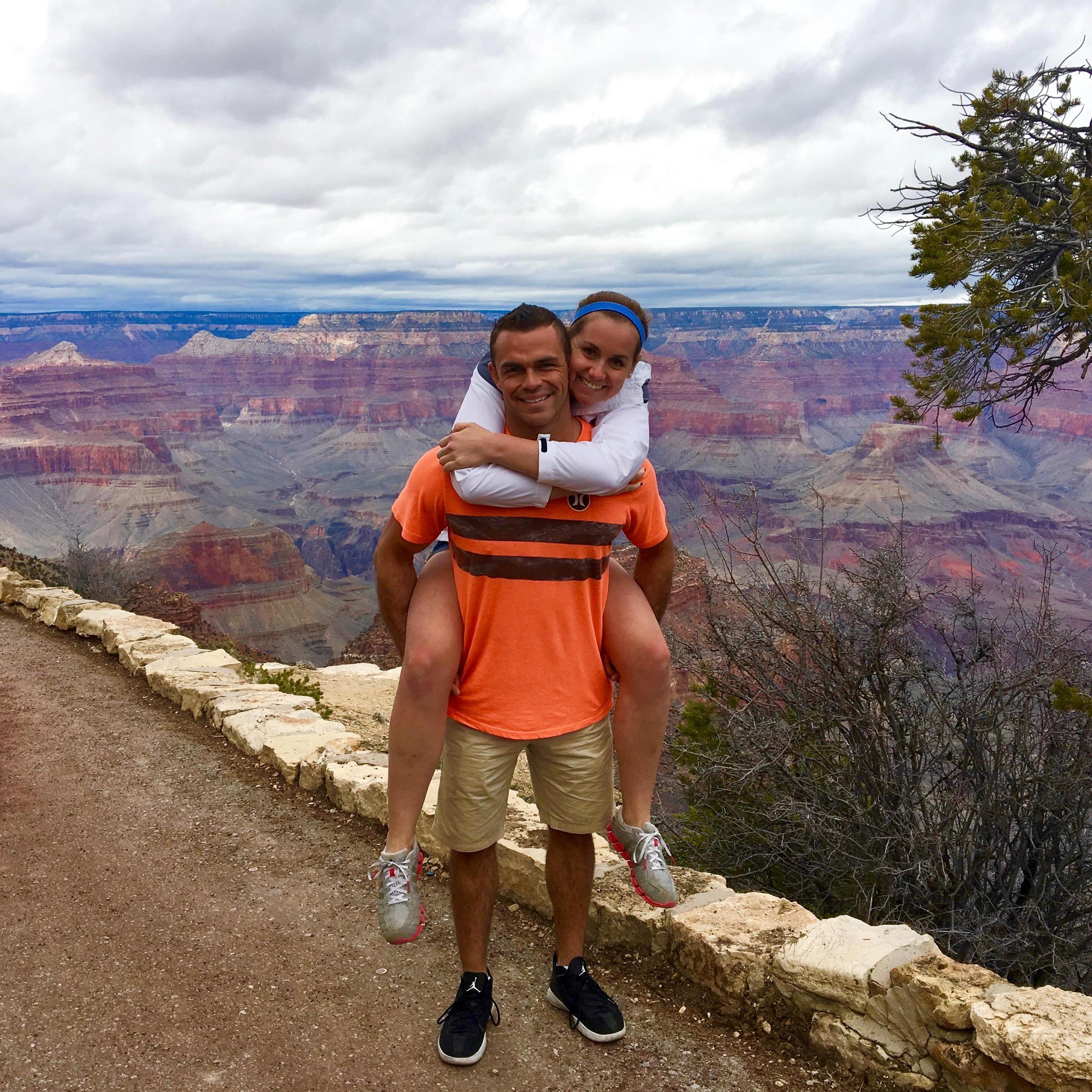 Our first actual date was a trip to AZ for Beavers Spring Training Baseball. We took a little road trip to see the Grand Canyon too.