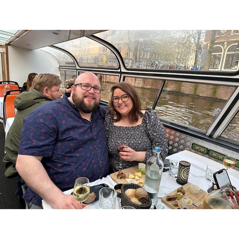 A canal cruise in Amsterdam! April 2023