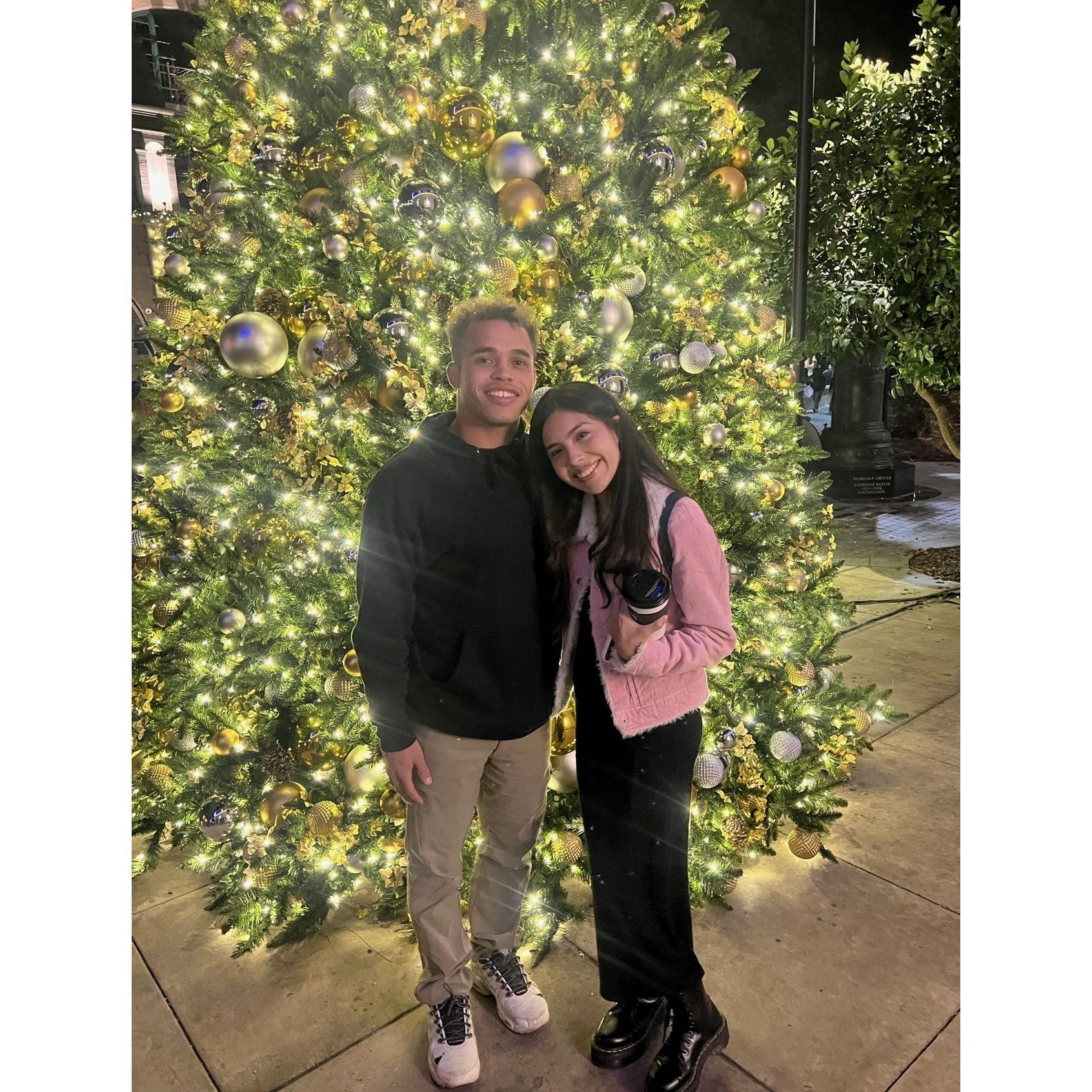 Our first photo together