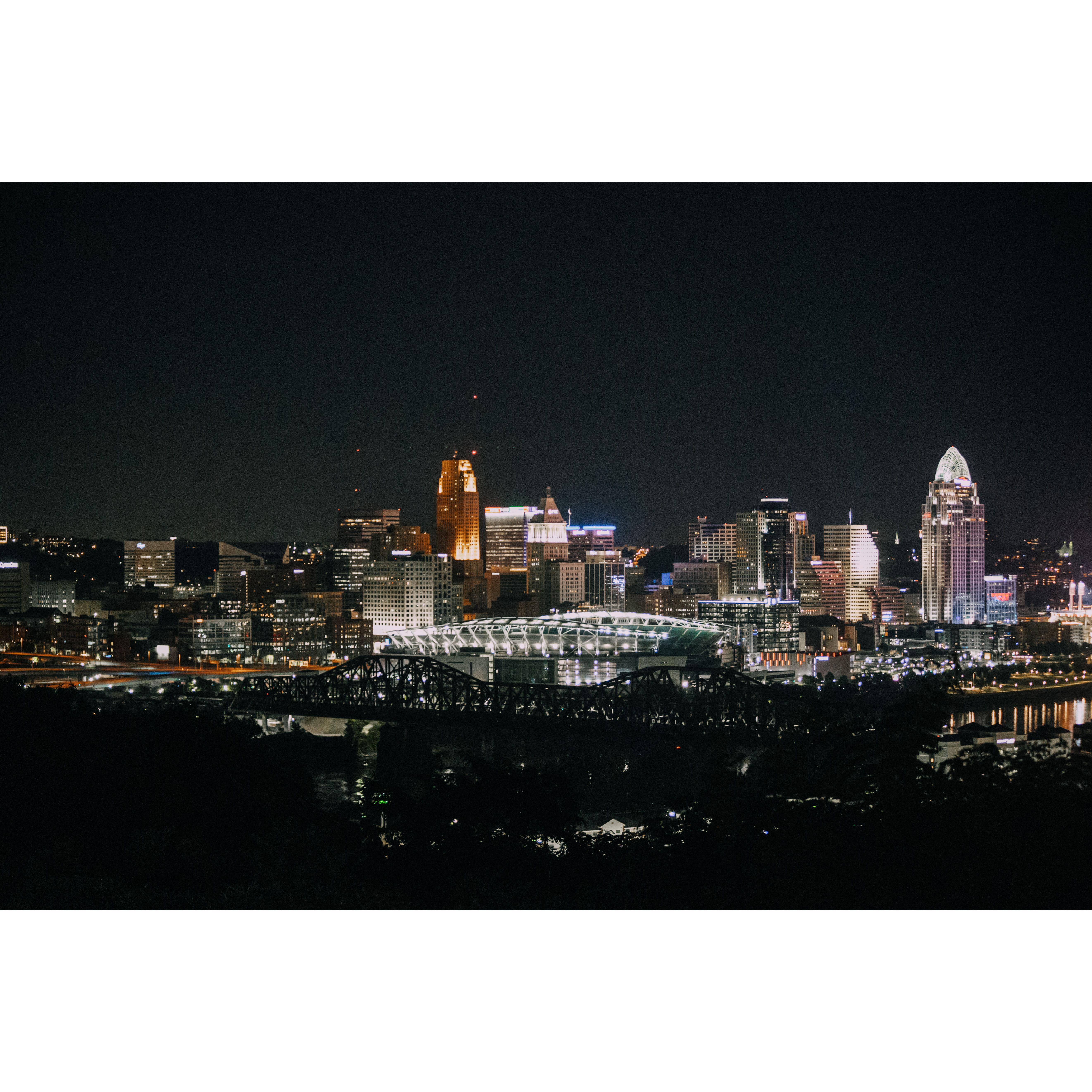 Evelyn took some skyline shots right after John proposed