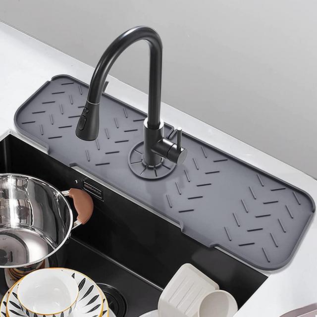 Surpahs 12 x 6 (4Pack) Kitchen Sink Silicone Protector Mat