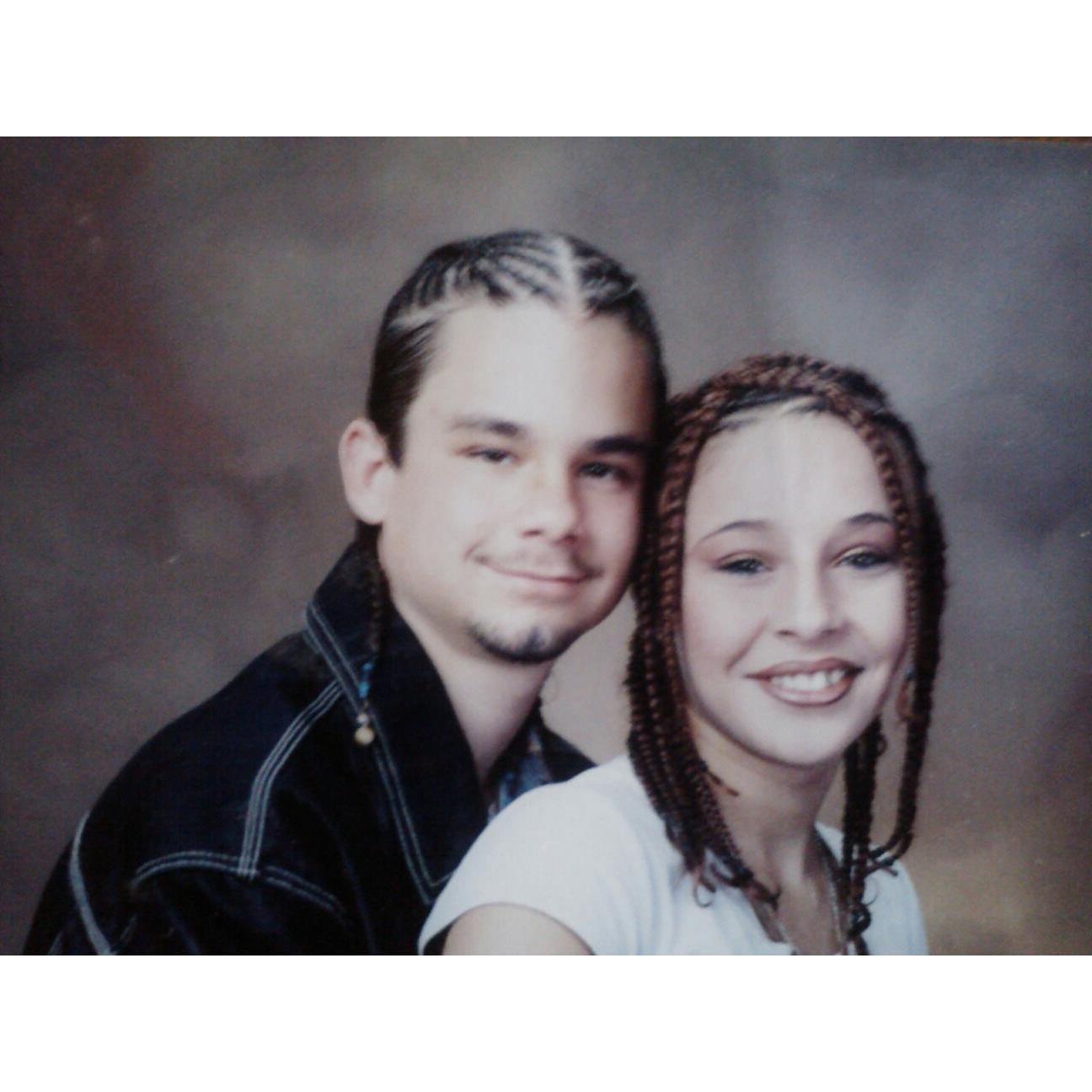 This is when we first got together, we were only 18 in this picture.