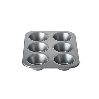 Chicago Metallic™ 6-Cup Nonstick Muffin Pan with Armor-Glide Coating