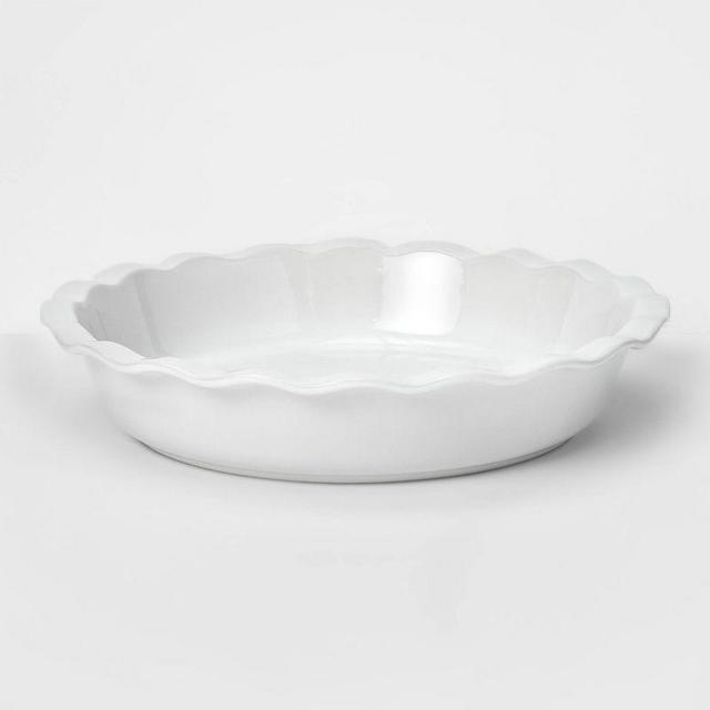 10.4" Stoneware Round Pie Dish - Threshold™