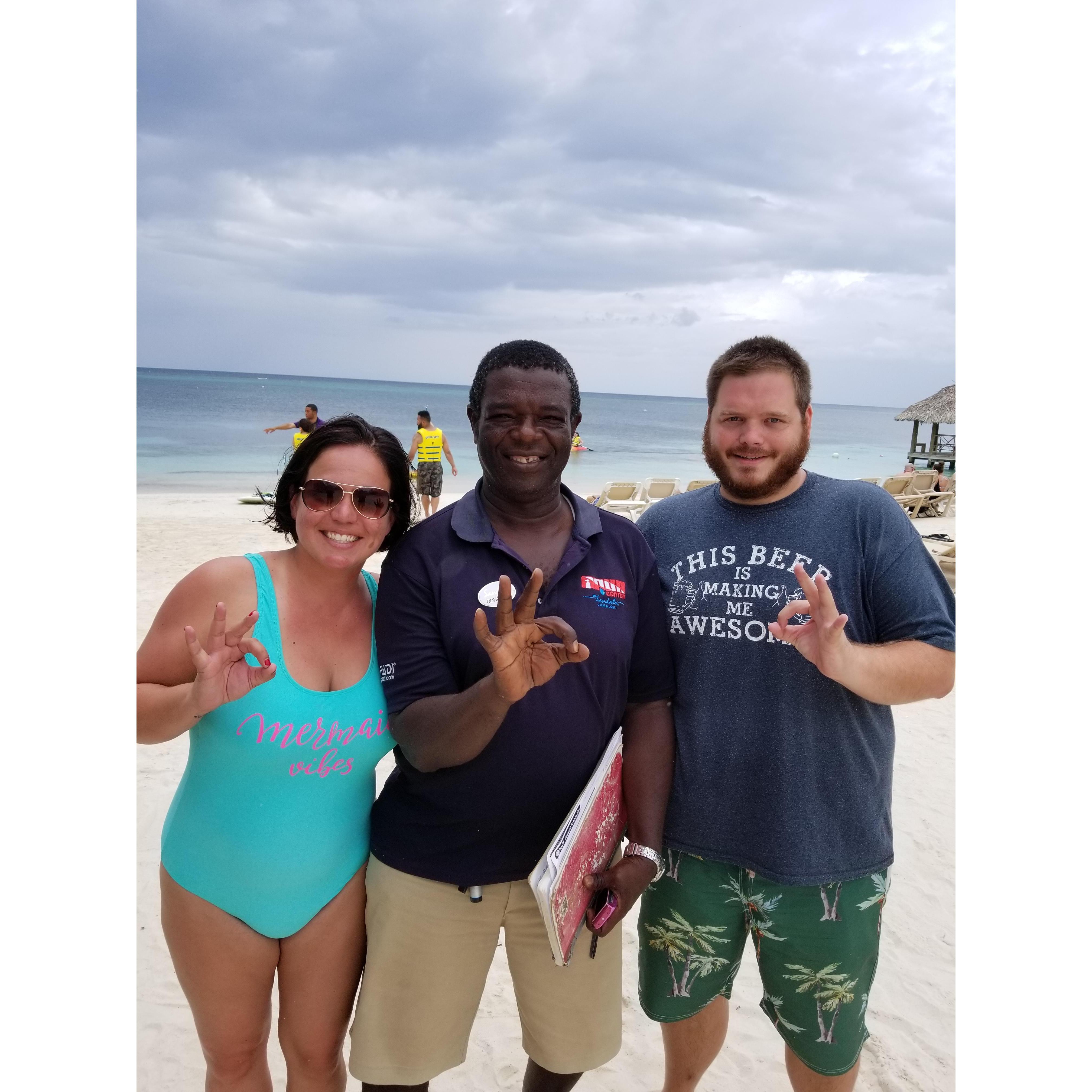 Padi Open Water Scuba Certified in Jamaica (Greg Hated It)