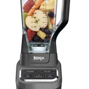 Ninja Professional Blender 1000W BL610: 72 oz. Smoothie & Ice Crusher, 6-Blade Tech, 3 Speeds, Dishwasher-Safe Parts