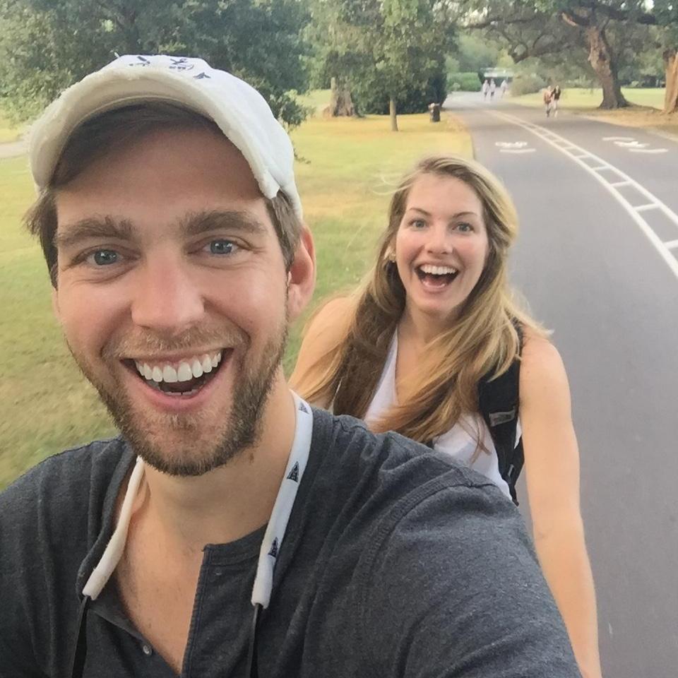 Tandem bike. Because, obviously.