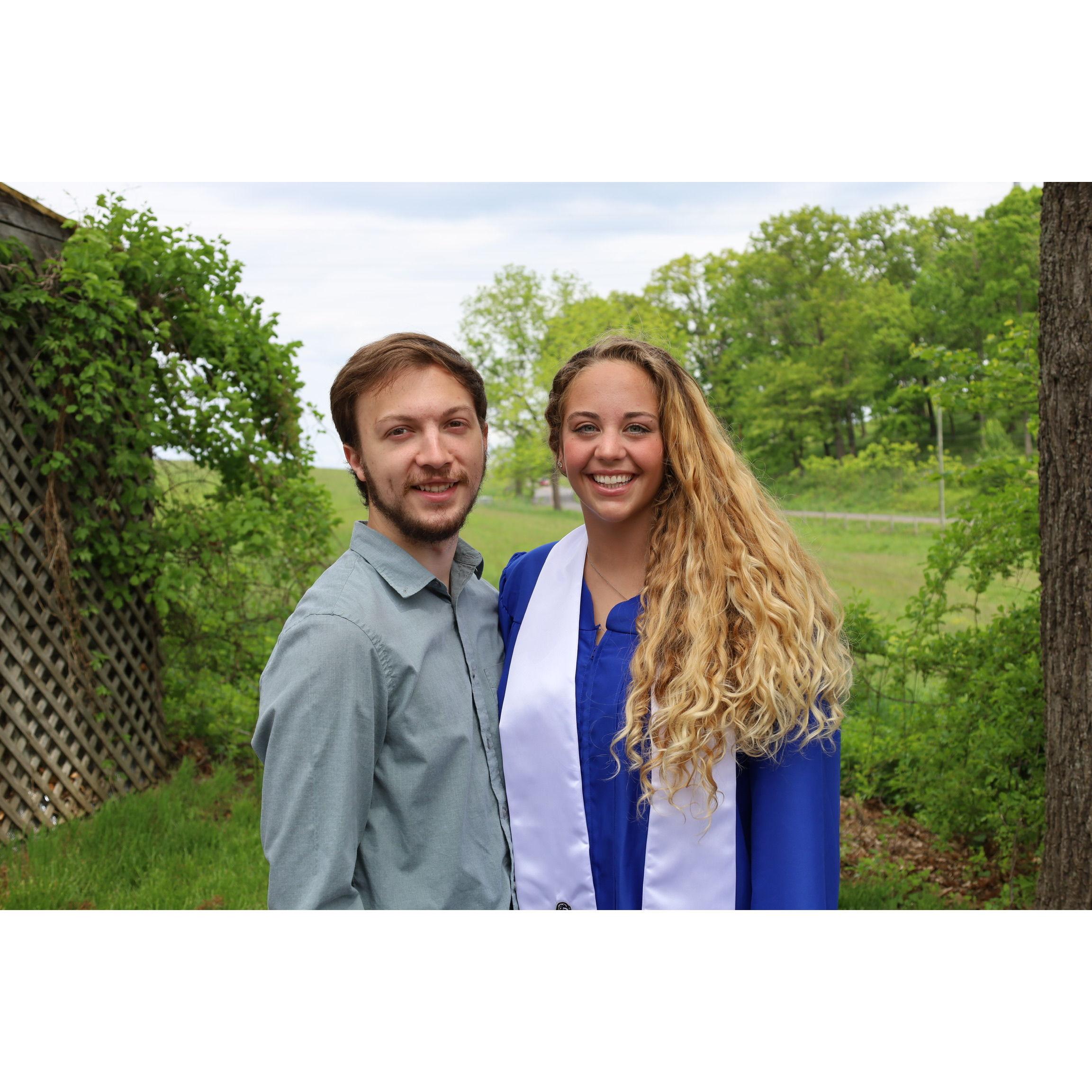 December 2023:
We graduate college!