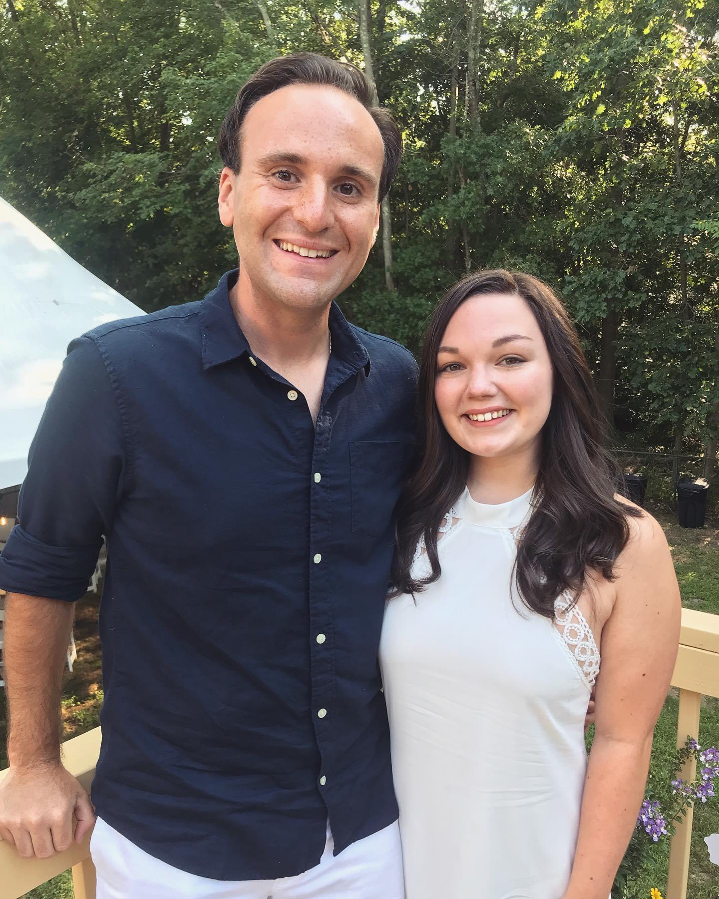 The couple had their wedding shower July 2020 and had lobster and frose!