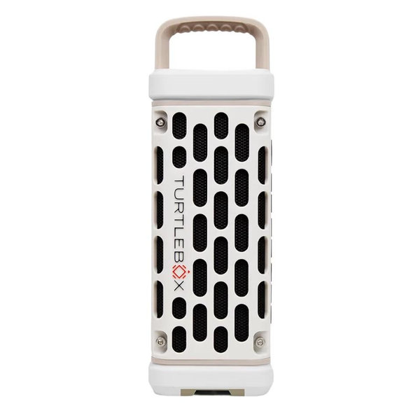 Turtlebox Ranger: Loud! Outdoor Portable Bluetooth 5.4 Speaker | Rugged, Waterproof, Ultra-Portable | Plays to 105db, Deep Bass, Shockproof, Unlimited Pairing for Full Stereo Experience, Ivory