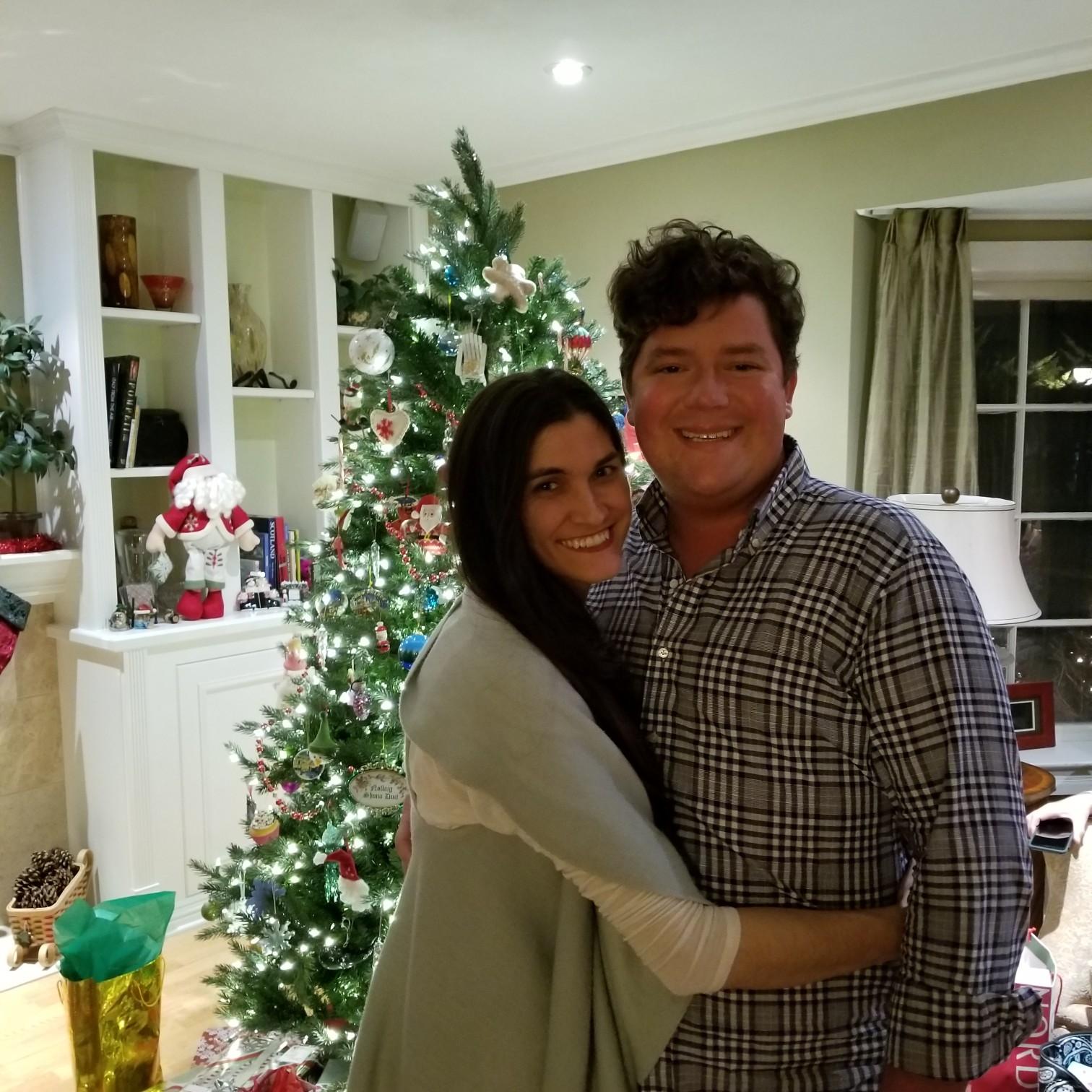 Celebrating our first Christmas together with family!