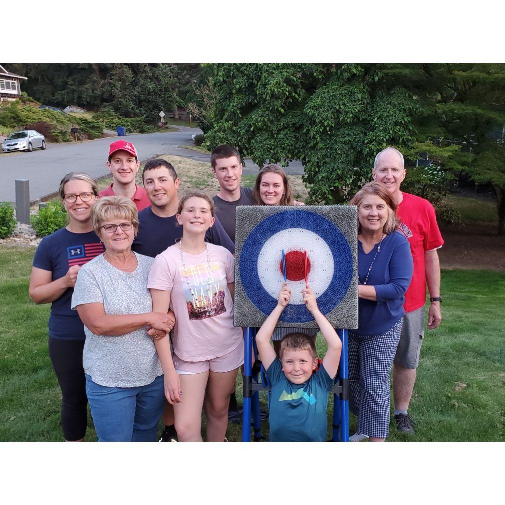 Christine meets Todd's extended family at the Guse Fourth of July party