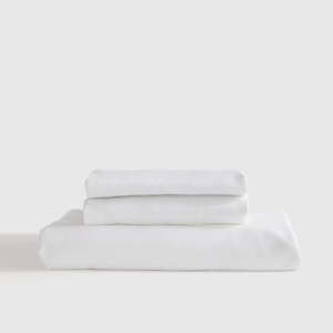 White Bamboo Fitted Sheet Set