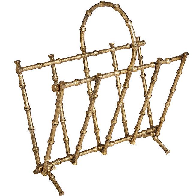 Bamboo Magazine Rack