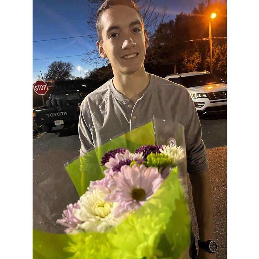 The first time he got me flowers