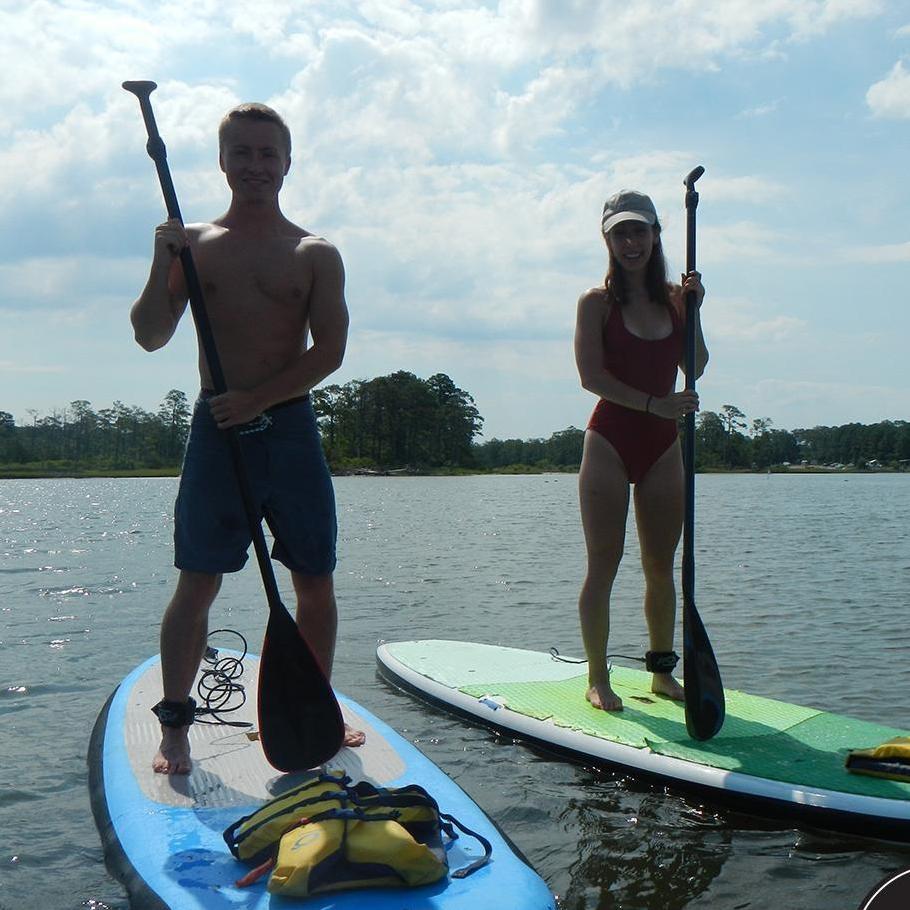Paddleboarding in Virginia Beach