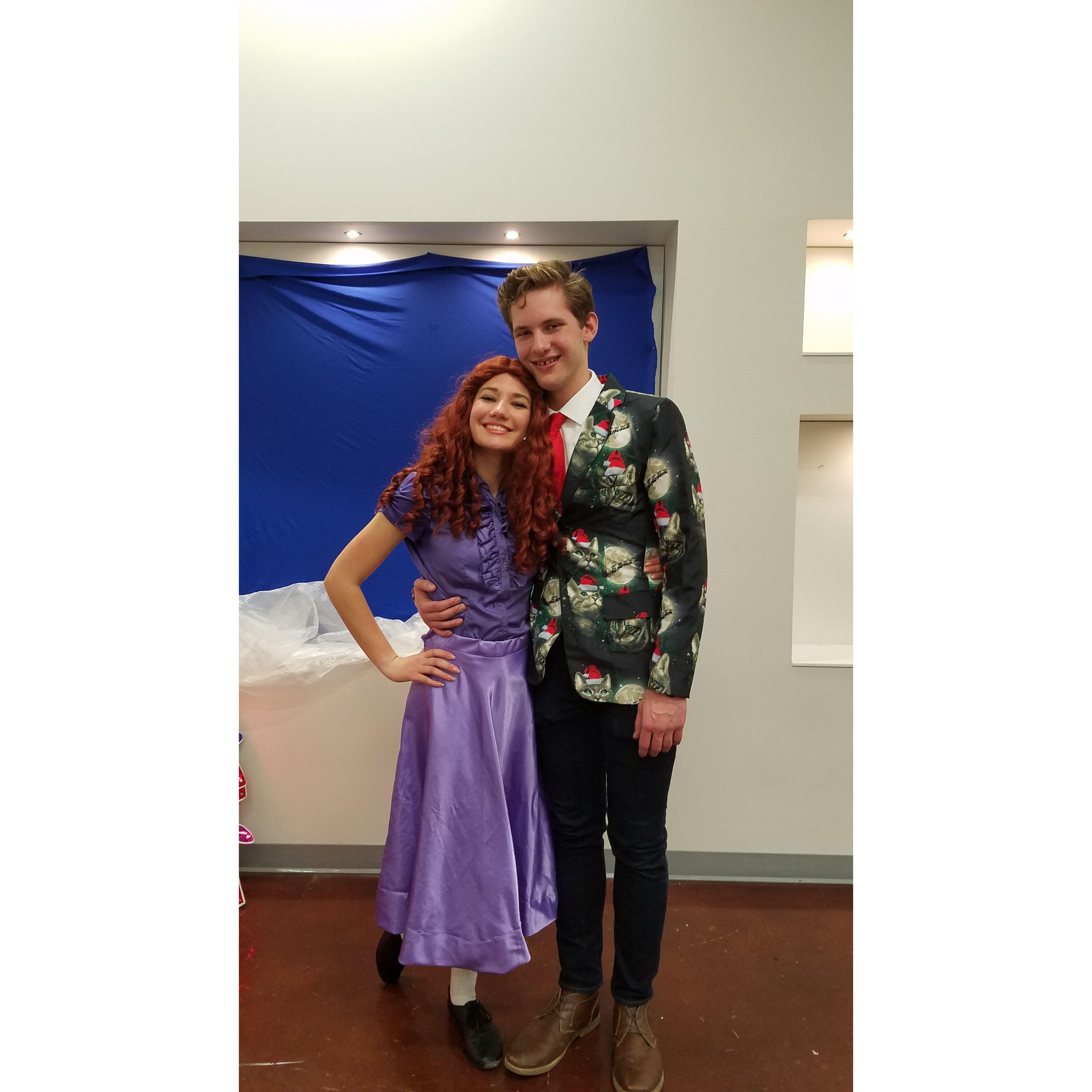 Jacqui's last show, "Charlie Brown Musical"