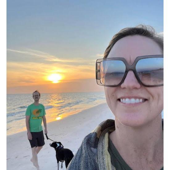 With Piper in Port St Joe, FL.