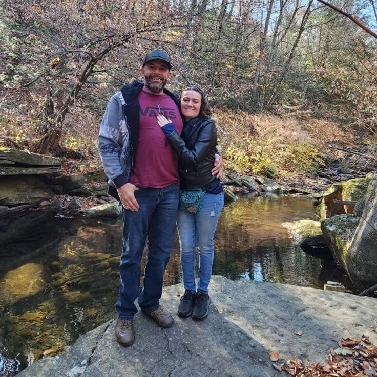 We went on a little hike in the mountains up by David's house.