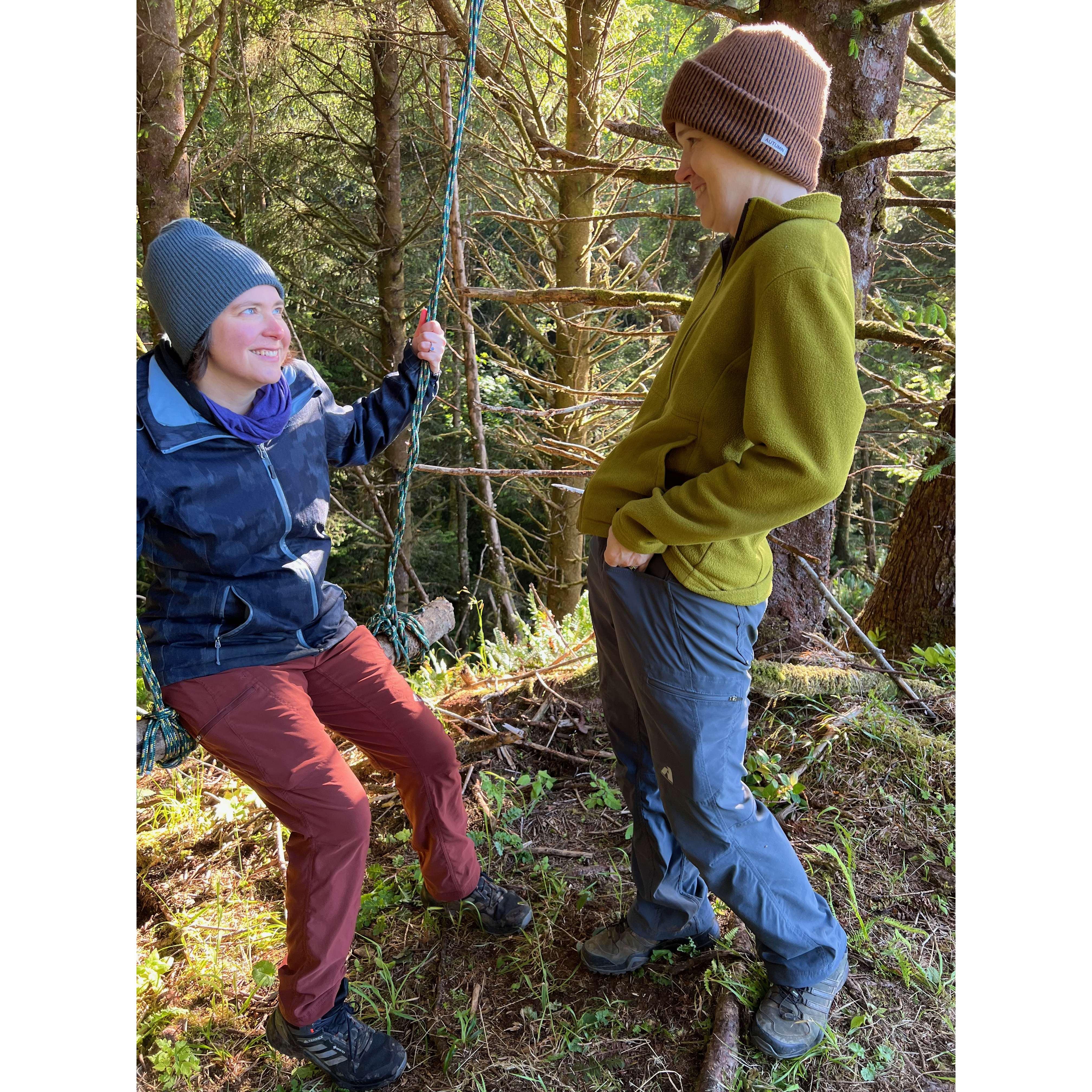 Are all of our pictures out in nature? Yes. Bonus points if you can spot the elk in the background.