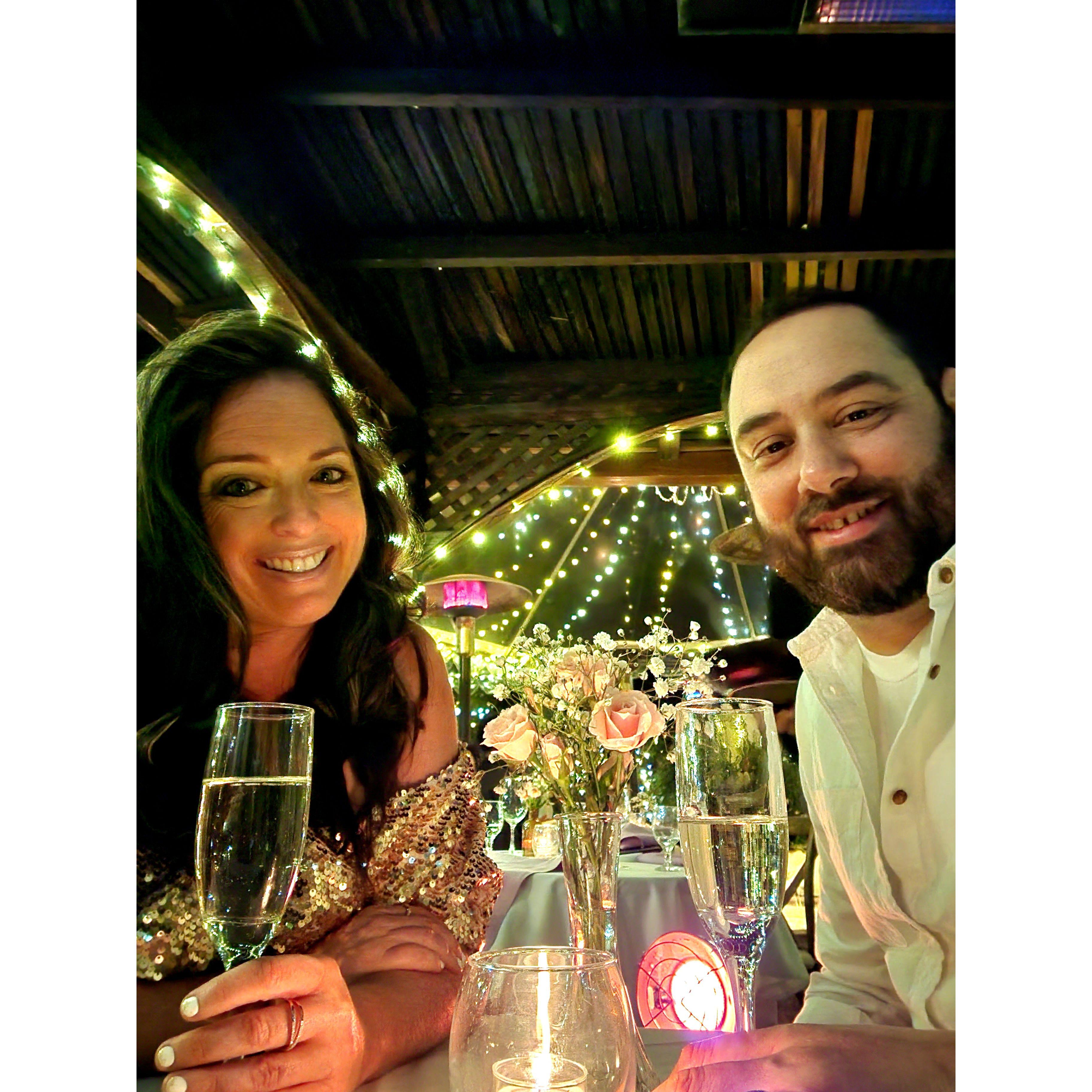 Our favorite restaurant, Inn at the Seventh Ray in Topanga Canyon