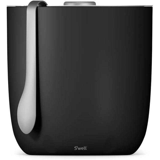 S'well Ice Bucket with Tongs, 68 oz, Onyx