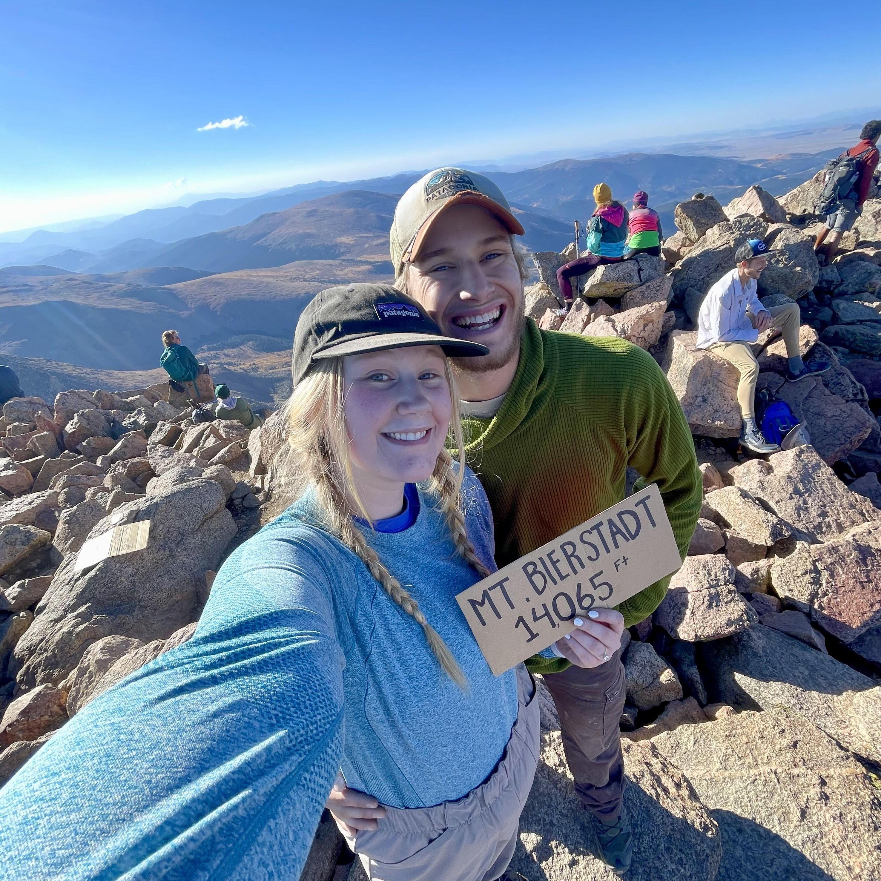 Our 2nd 14er Mt. Bierstadt