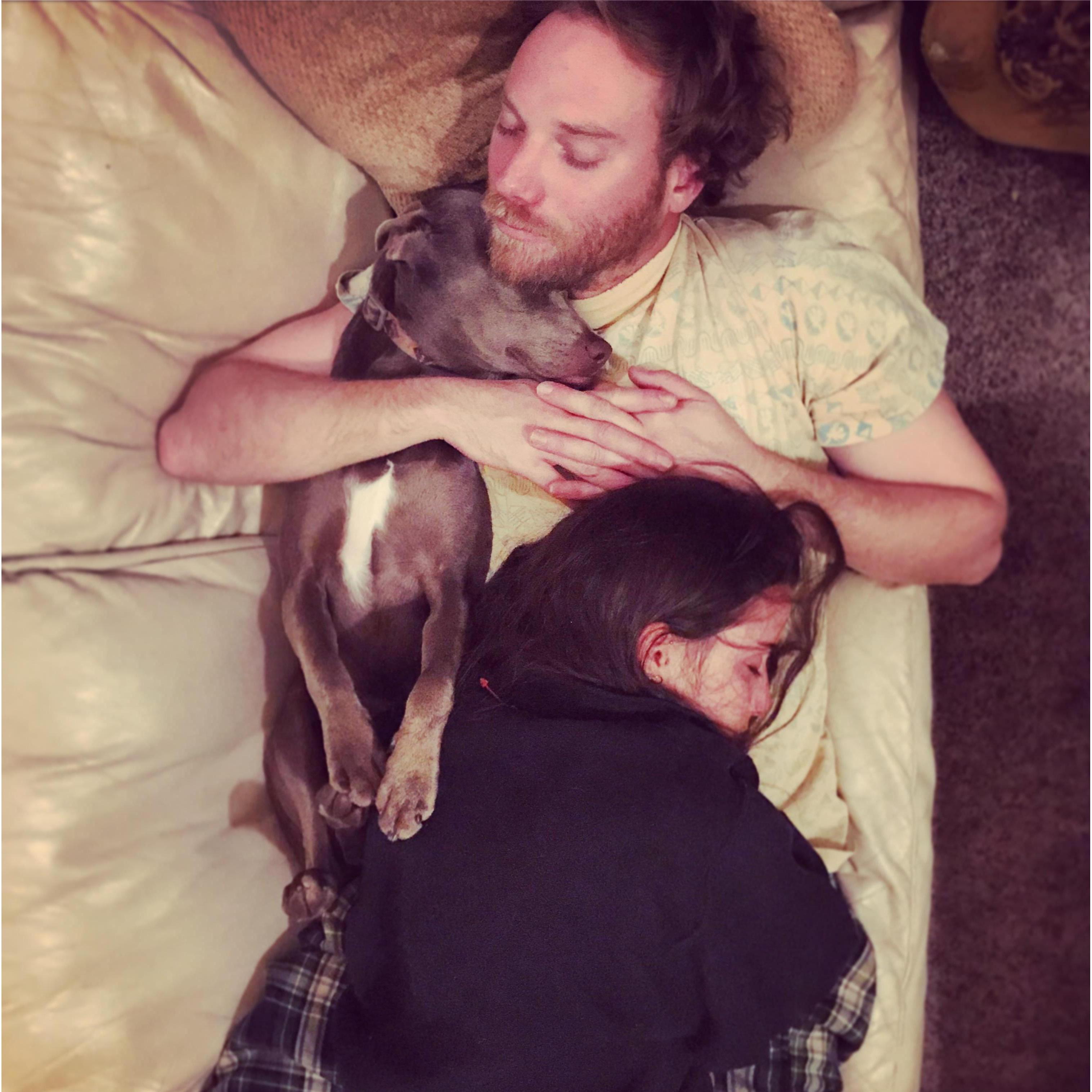 After a great night of waffle shaped foods for Bree's annual birthday waffle party, our friend Adam Hebert was the last to leave and captured this photo.
