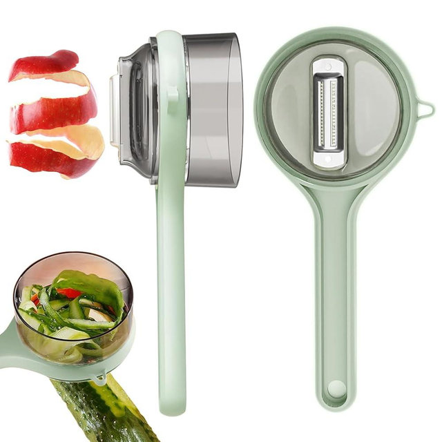 Peeling Knife with Container Box,Peeling Knife with Storage Box,Vegetable Peeler Stainless Stee Veggie Peeler Easy to Clean Peelers for Home Kitchen Fruit Peeling Supplies