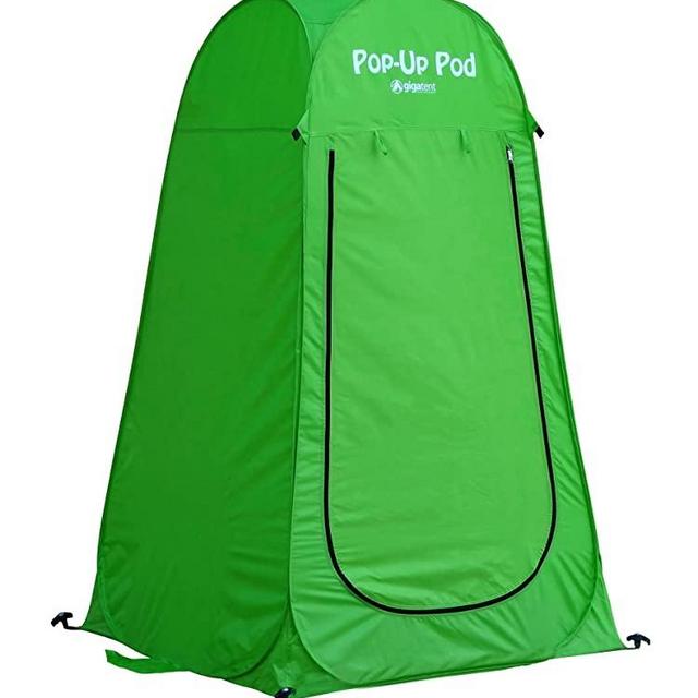 GigaTent Pop Up Pod Changing Room Privacy Tent – Instant Portable Outdoor Shower Tent, Camp Toilet, Rain Shelter for Camping & Beach – Lightweight & Sturdy, Easy Set Up, Foldable - with Carry Bag