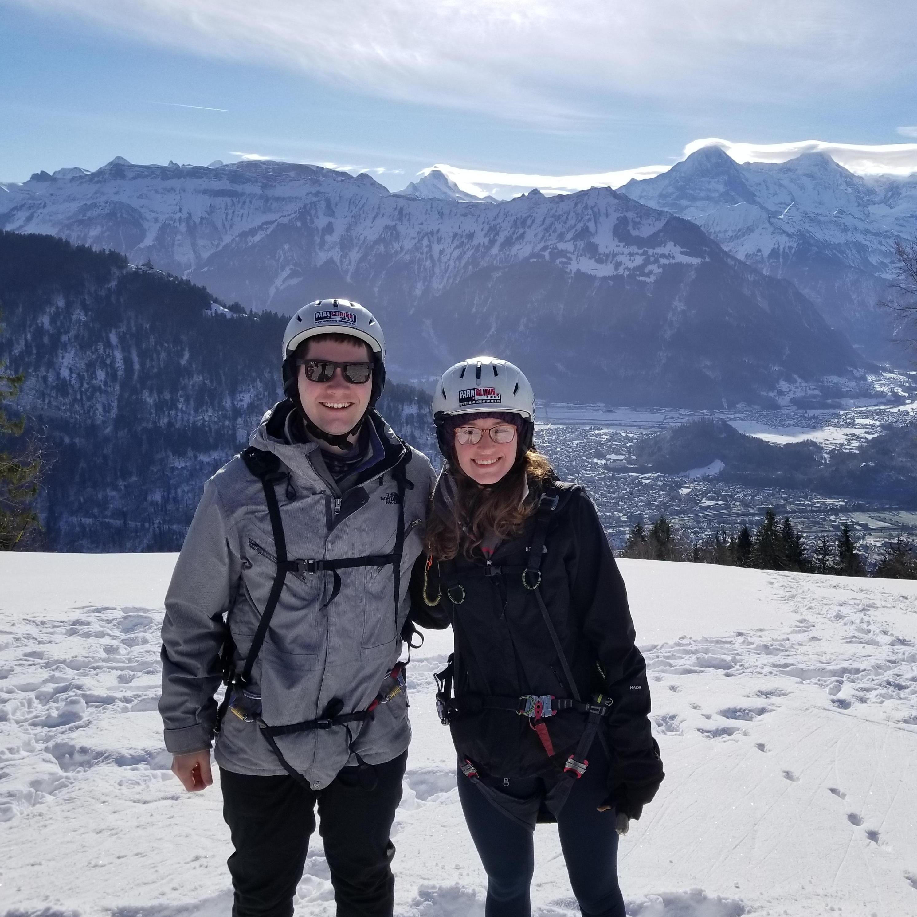 Paragliding in Interlaken, Switzerland