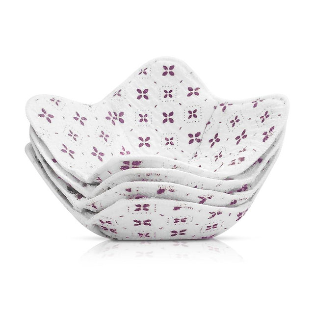 Bowl Holders for Hot Food - Pack of 4 Microwave Bowl Huggers for Soup Bowls with 4 Edges, Heat Resistant Cozy Hot Bowl Holders, Multifunctional & Reusable Microwave Hot Plate Cover, Food Bowl Hugger