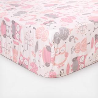 Night Owl Fitted Crib Sheet