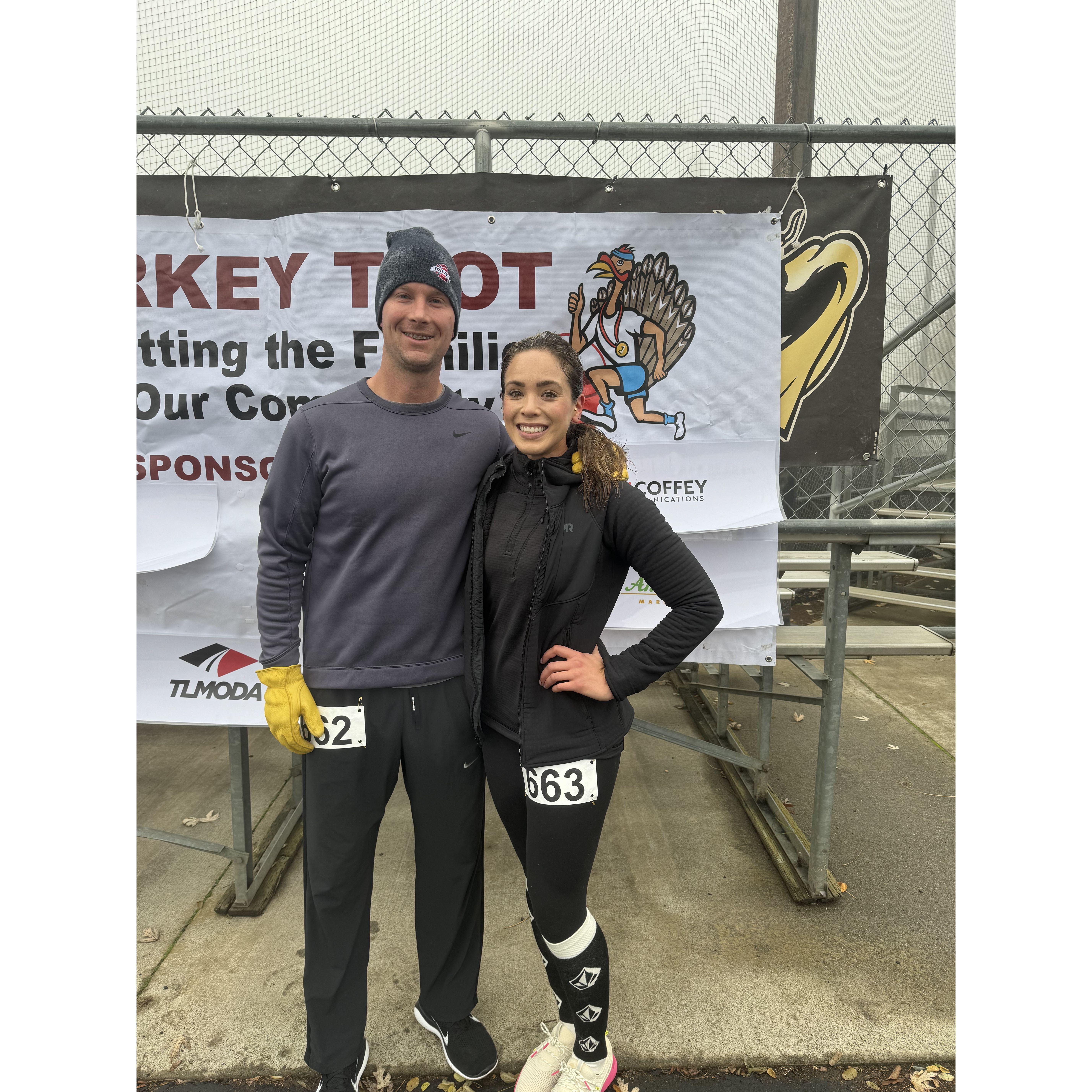 Tradition: Chelsea made us THAT Turkey Trot family.