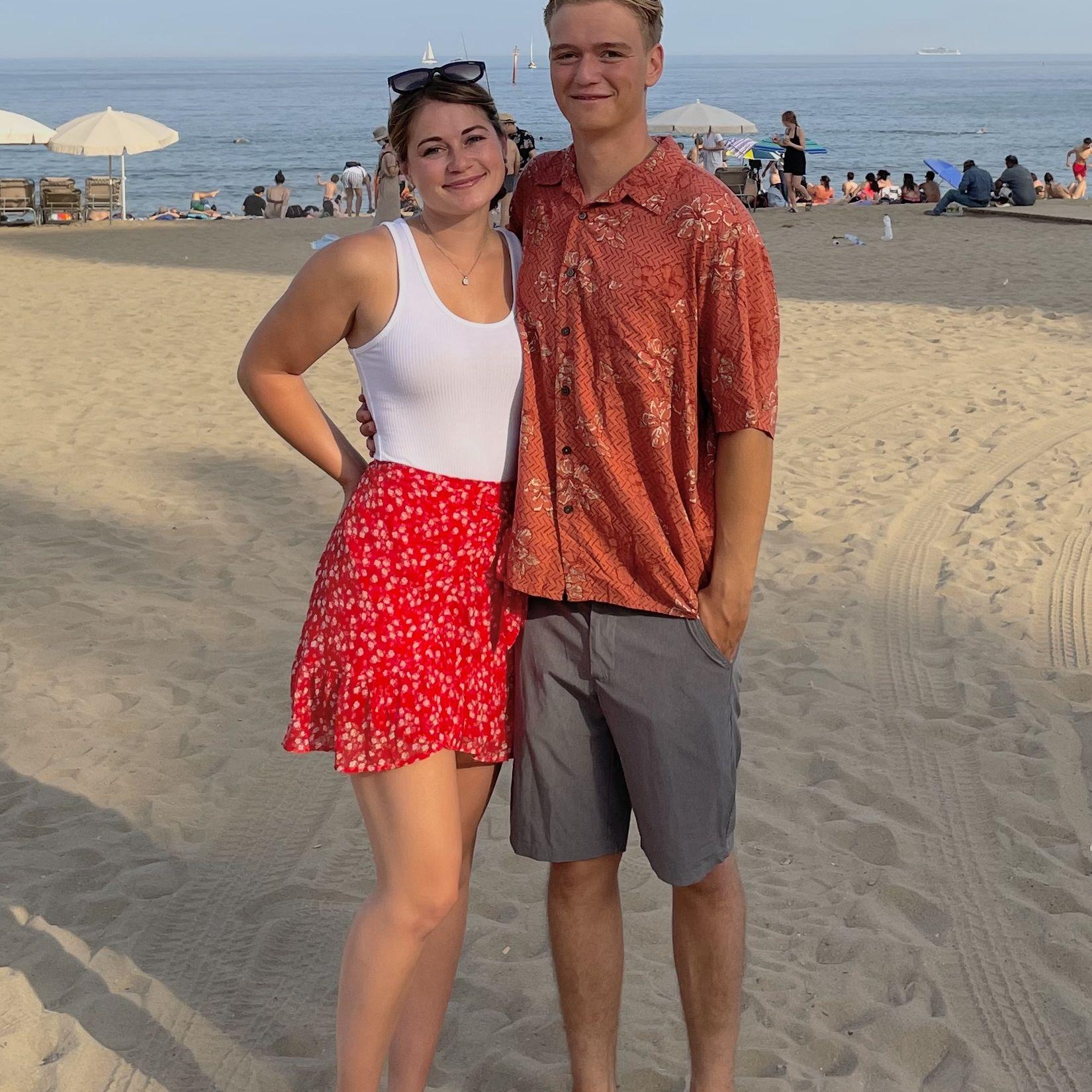 On a beach in Spain 2023