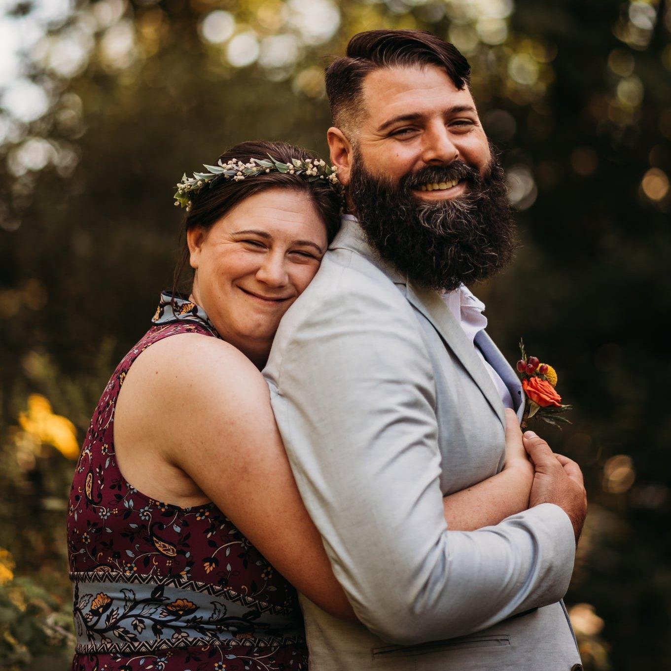 Our wedding.