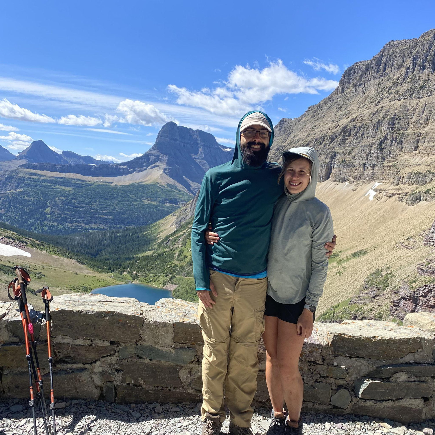 Day 1 of backpacking the many glacier loop