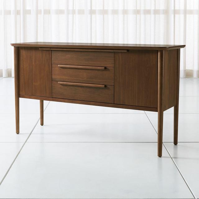 Tate Walnut Midcentury Sideboard