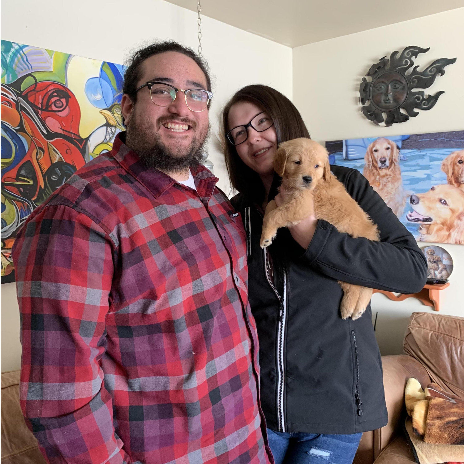 Taken the day we got to meet our sweet Rosie for the first time in late February 2019. We were able to take her home just two weeks later on our one year anniversary. πΆ