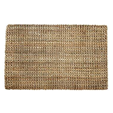 Iron Gate Handspun Jute Area Rug 3x5 Hand Woven by Skilled Artisans, 100% Natural eco-Friendly Jute Yarns, Thick Ribbed Construction, Reversible for Double The wear, Rug pad Recommended