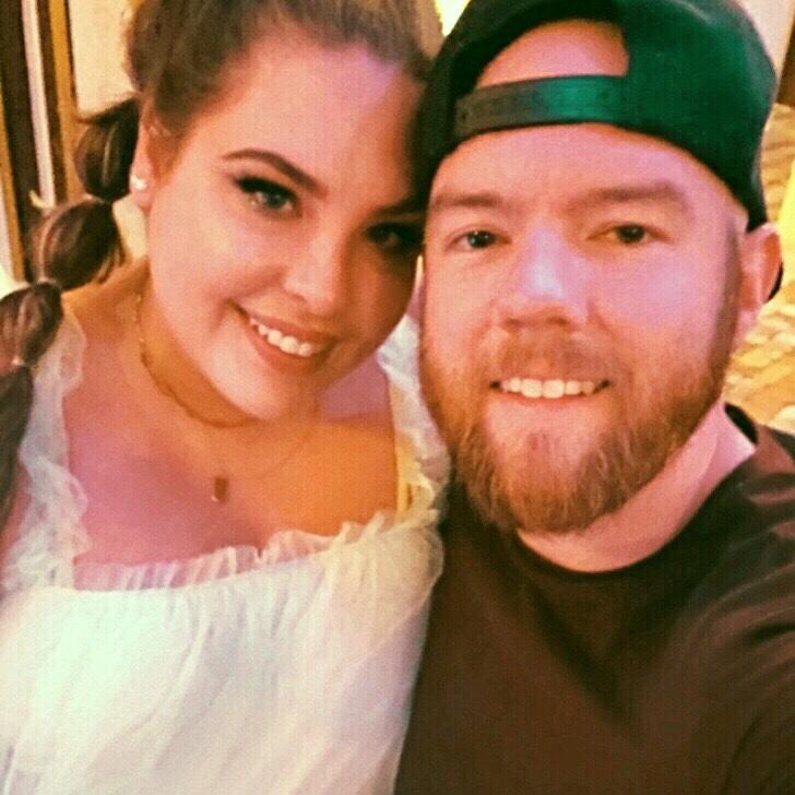Our first ever picture together :) at the Versace Mansion in Miami