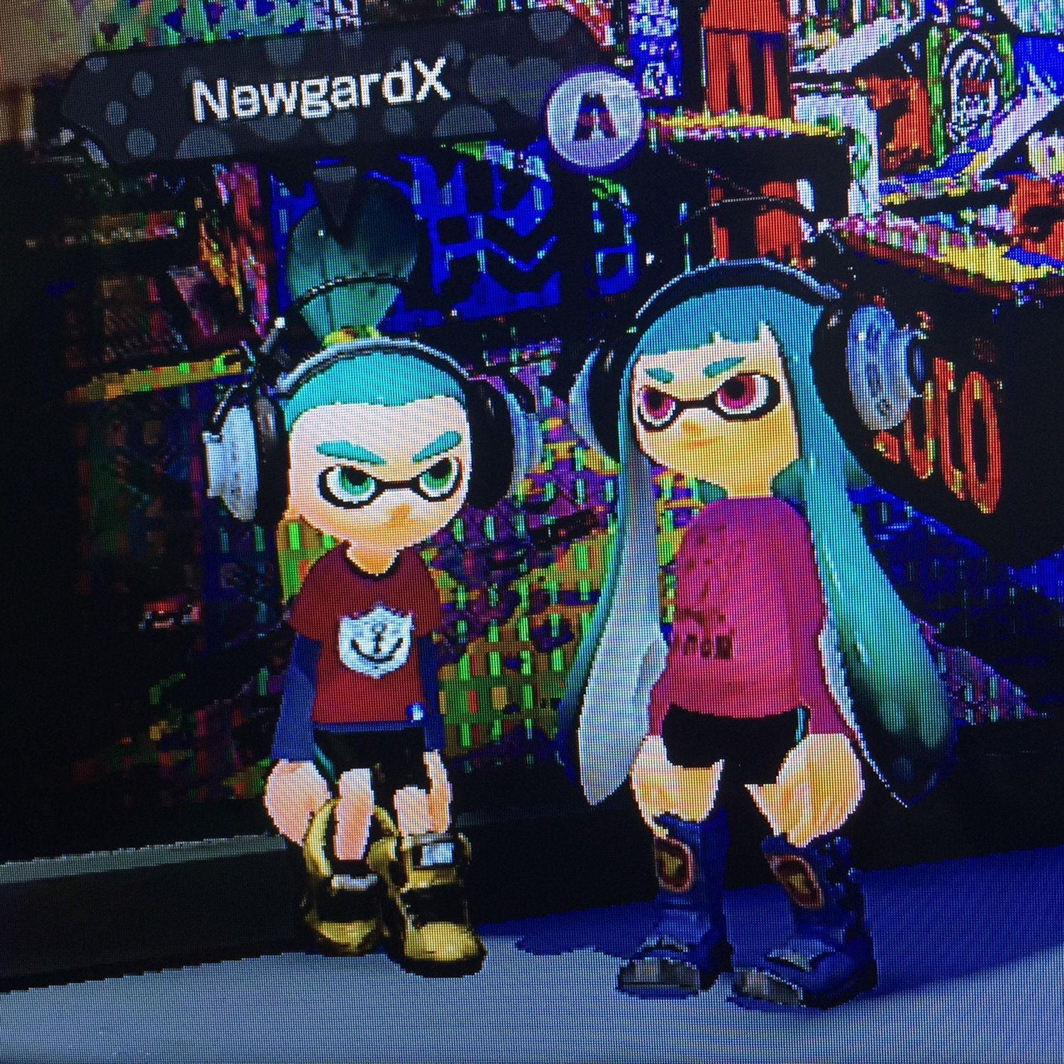 We may have met in Minecraft, but we BONDED over Splatoon. 2016