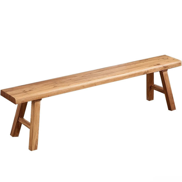 47.2in Wood Bench Indoor