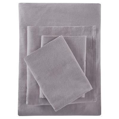 Solid Flannel Sheet Set