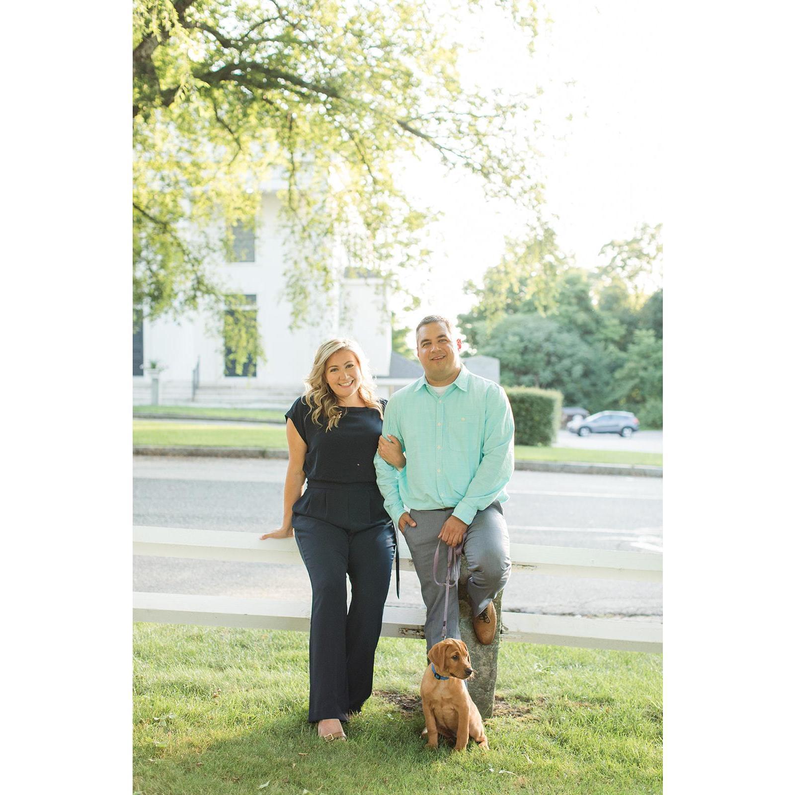 At the Grafton Common with #eisleyimages.  Zima was so good for her photos!