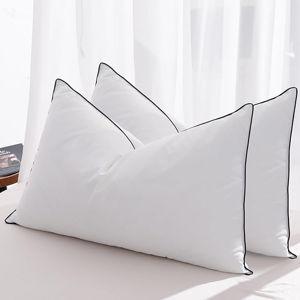 Goose Feather Down Pillows King Size Set of 2, 20x36 in.